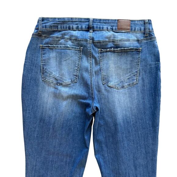 Maurices Jeans Women's 16W Blue Skinny High Rise Preppy Clean girl feminine - Picture 11 of 12